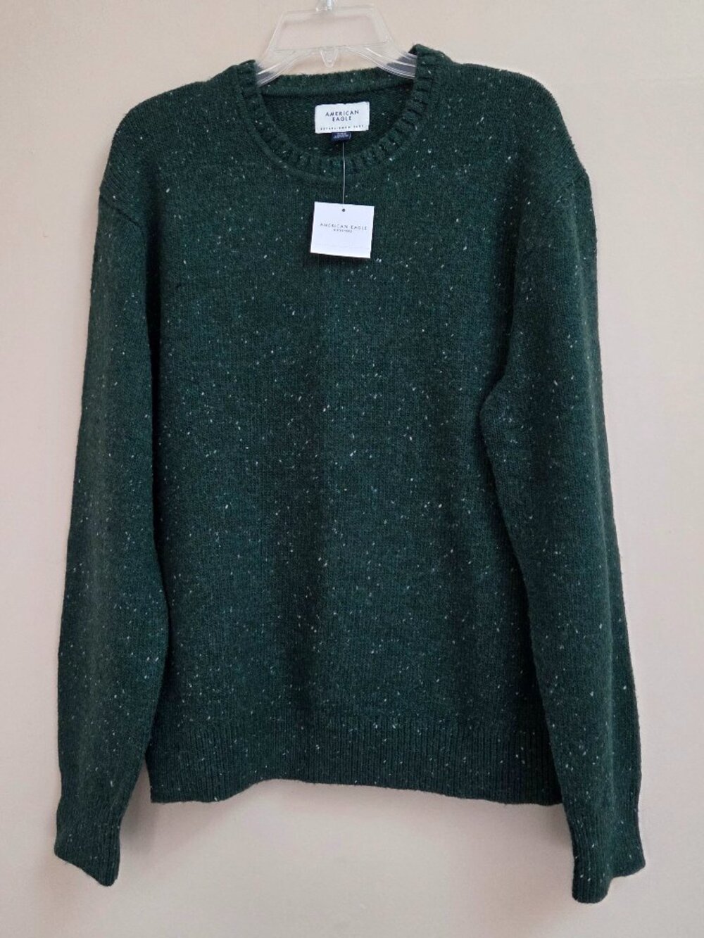 American Eagle Outfitters Men's M Green Crewneck Cabin Sweater Countryside Comfy